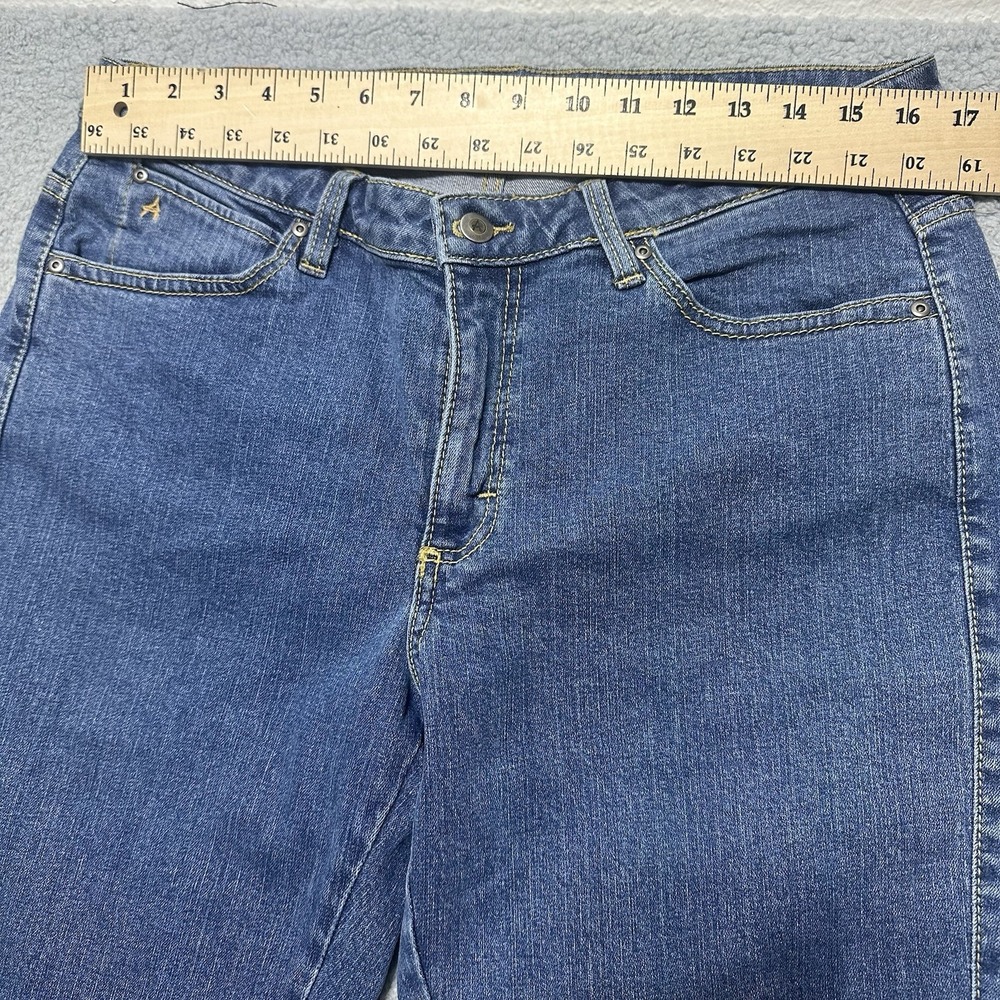 Aura Wrangler Womens Short Rise Blue‎ Jeans Size 12P Tall Western Ranch Rodeo - Picture 2 of 10